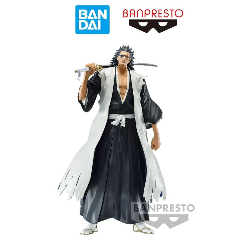 

Original Bandai Banpresto Bleach Solid and Souls Kenpachi Zaraki 18Cm Anime Collection Figure Model Children Toy Birthday Gift