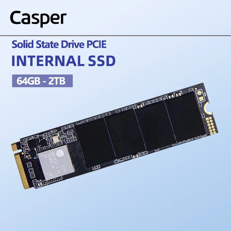 Casper PCIe 3.0 SSD Solid State Disk M.2 256GB 3000MB/s for Gaming Notebook Desktop PC Computer Game Machine 512/128GB 1/2TB