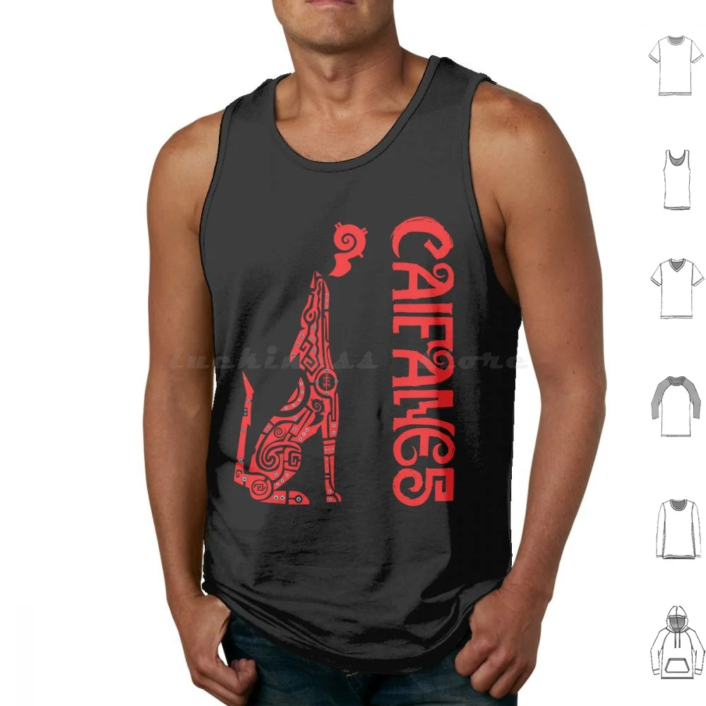 Coyote Camisetas sin mangas Chaleco sin mangas Coyote Perro Nahuatl México Mayas Maya Aztecas Chingon Caifanes En Espa? Ol