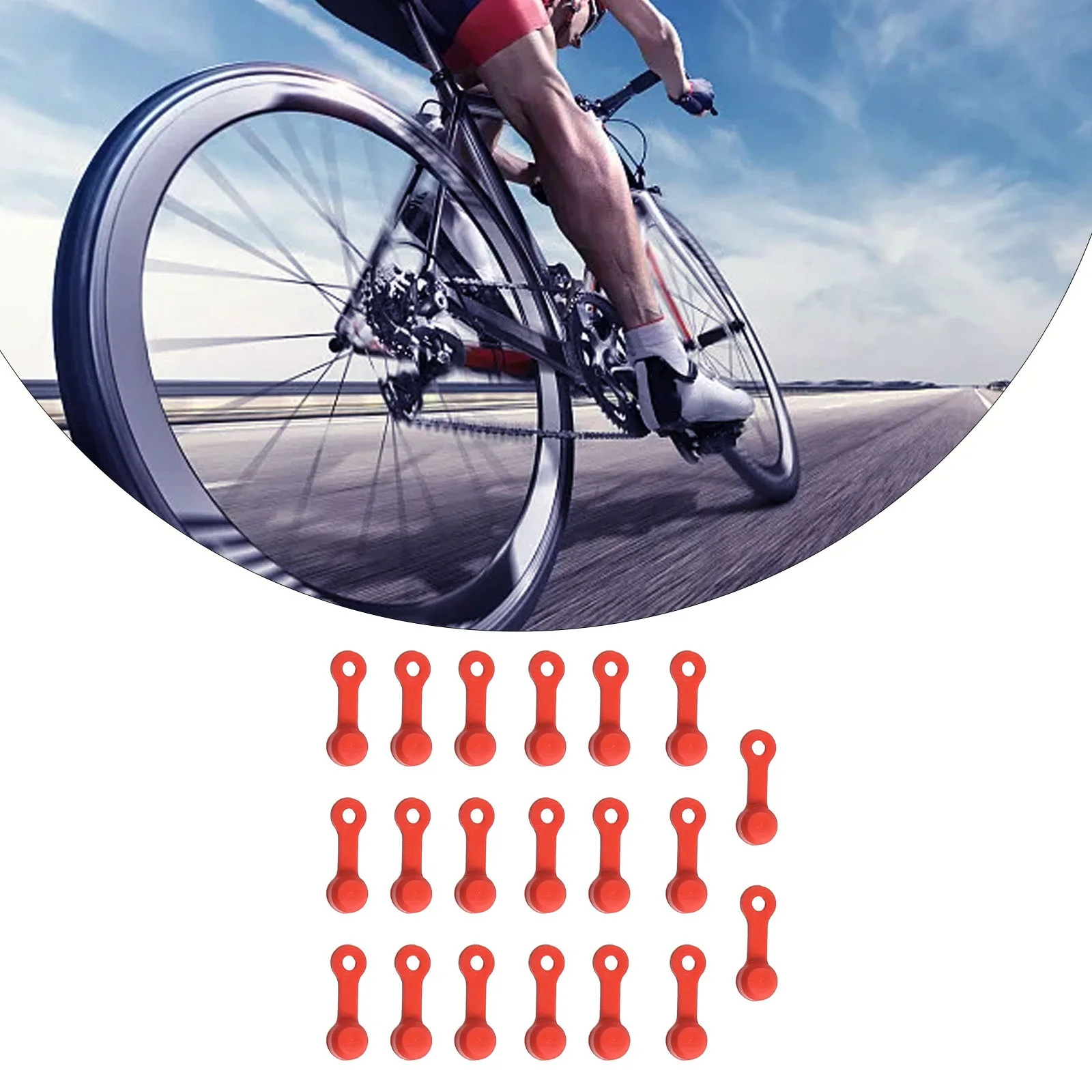 20pcs Replacement Bleed Cap For Hydraulic Disc Brake Calipers Used During Brake System Maintenance And Fluid Flush