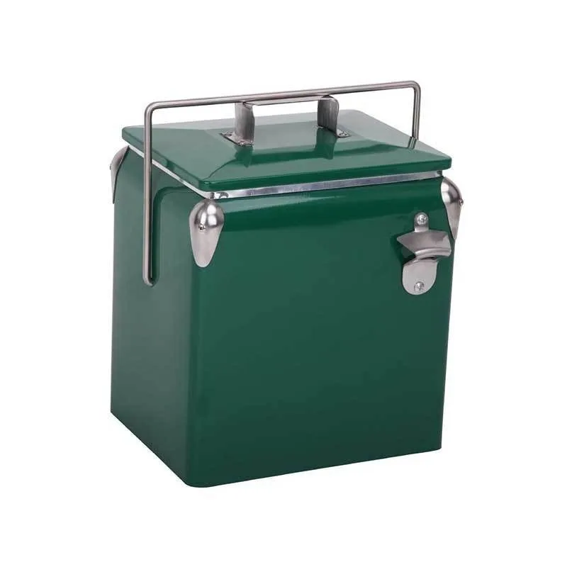 13L metal incubator, convenient for outdoor camping, food preservation box camping supplies