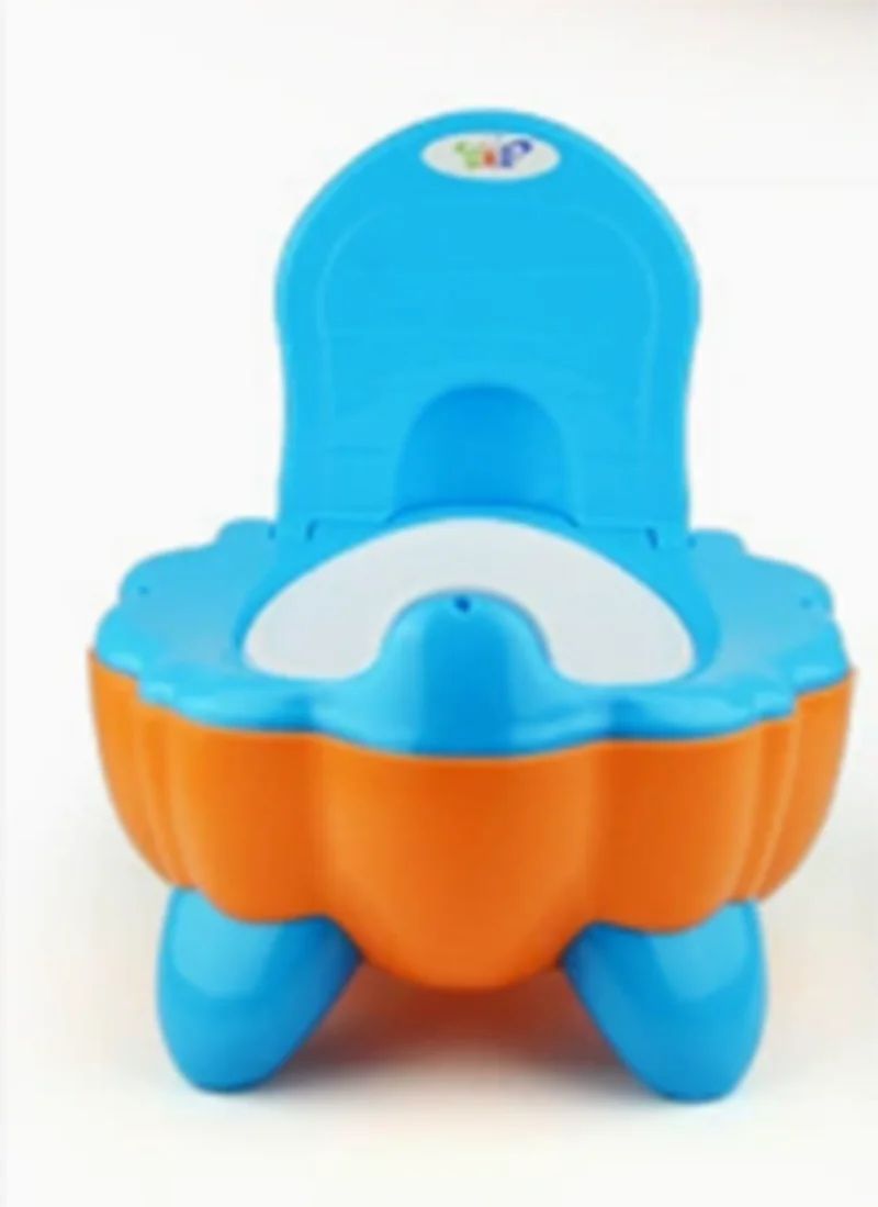 Toilette portatile a forma di zucca Toilette per vasino per bambini Cartoon Toilet Trainer per vasino per orinatoio Sedile per WC per bambini
