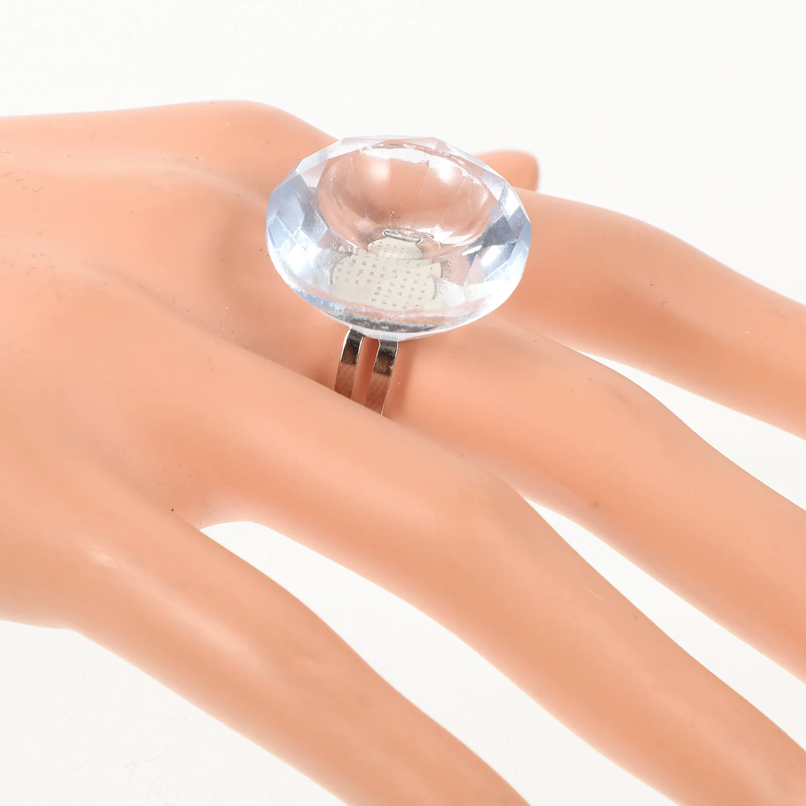 3 قطعة شكل حلقة رمش تمديد الغراء الكؤوس المحمولة خفيفة الوزن لاش حامل صالون ماكياج لوازم كاذبة لاش الغراء الحاويات