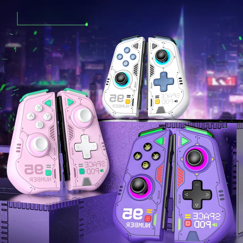 joypad-b-m-iine-mecha-warrior-compatible-con-switch-v1-v2-oled-con-joysticks-de-efecto-hall-funcion-turbo-macro