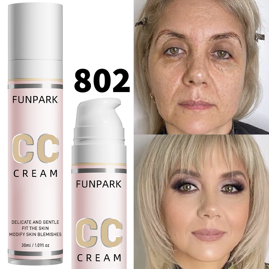 30 ml 1 Pc Farbe Korrektur CC Creme Gesichts Foundation Wasserdicht Concealer Bleaching Flüssige Foundation Koreanische Make-Up Kosmetik