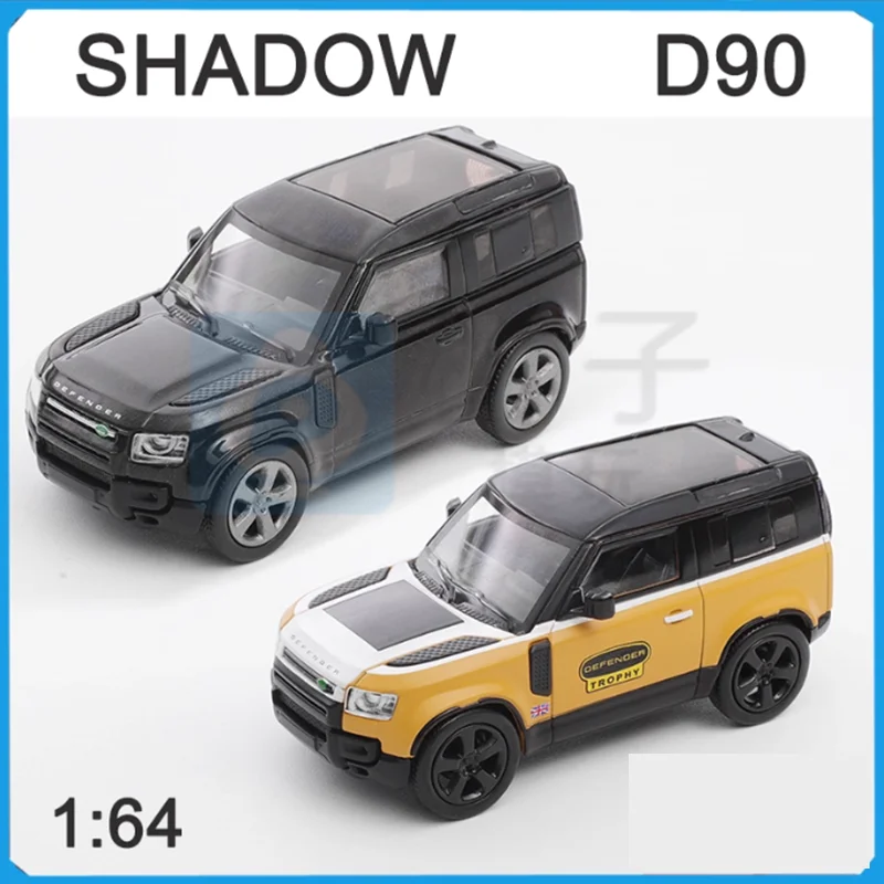 

SHADOW масштаб 1:64 Defender D90 сплав имитация модели автомобиля статическая коллекция украшенные праздничные подарки игрушки сувенирный подарок