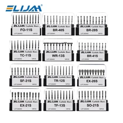 10Pcs/Box Dental Super Coarse Diamond Burs Drills For High Speed Handpiece Dia.1.6mm FG Diamond Burs Dentist ToolsDentist Tools