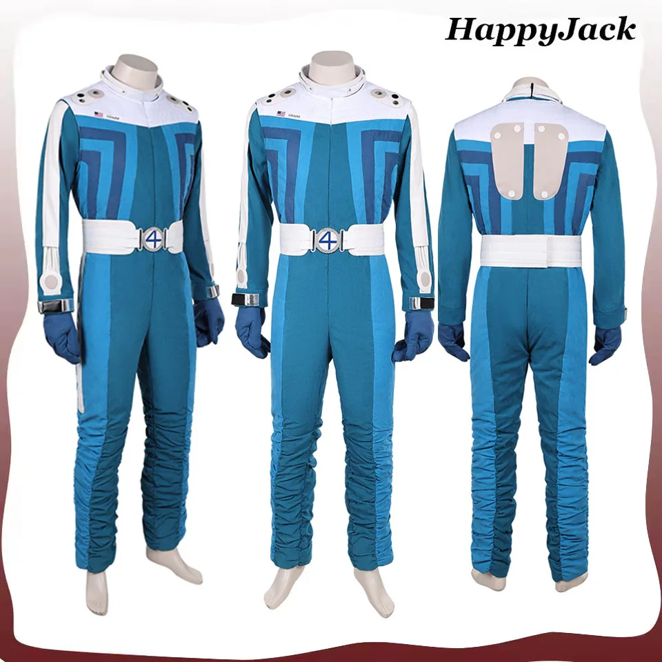 

Thing Cosplay Costume Ben Roleplay Grimm Fantastic TV Disguise Four Men Jumpsuit Gloves Belt Outfits for Halloween Carnival
