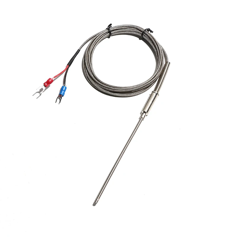 

1PC 3M Type K Armored WRNK-191 Probe Thermocouple Wire 0-1100 Degree 2-wires Temperature Sensor Flexible Temperature Probe