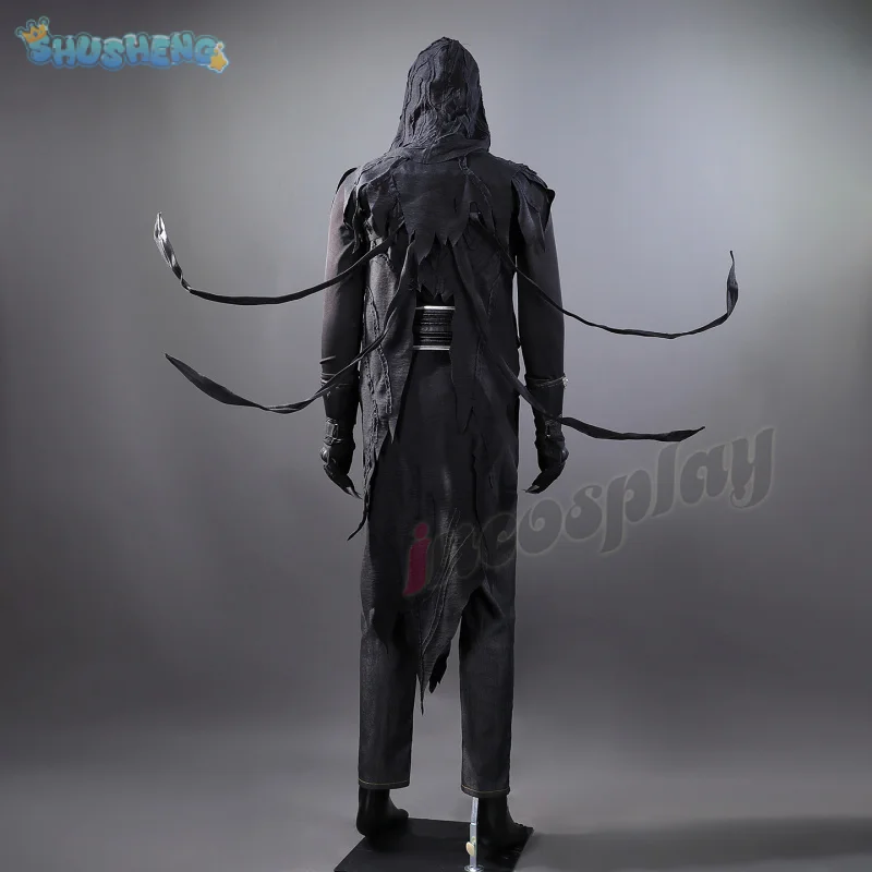 

Призрачное лицо мертвецы дневной свет Дэнни Джонсон косплей костюм шляпа маска перчатки пояс реквизит комплект Хэллоуин высокое качество мужская униформа