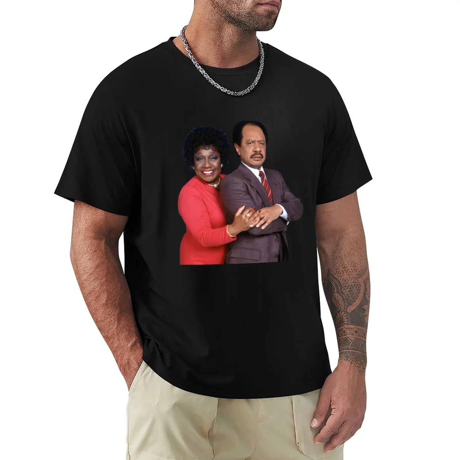 

The Jeffersons George And Louise T-Shirt Personalized t-shirt vintage t shirts funny shirt cotton mens graphic t-shirts funny