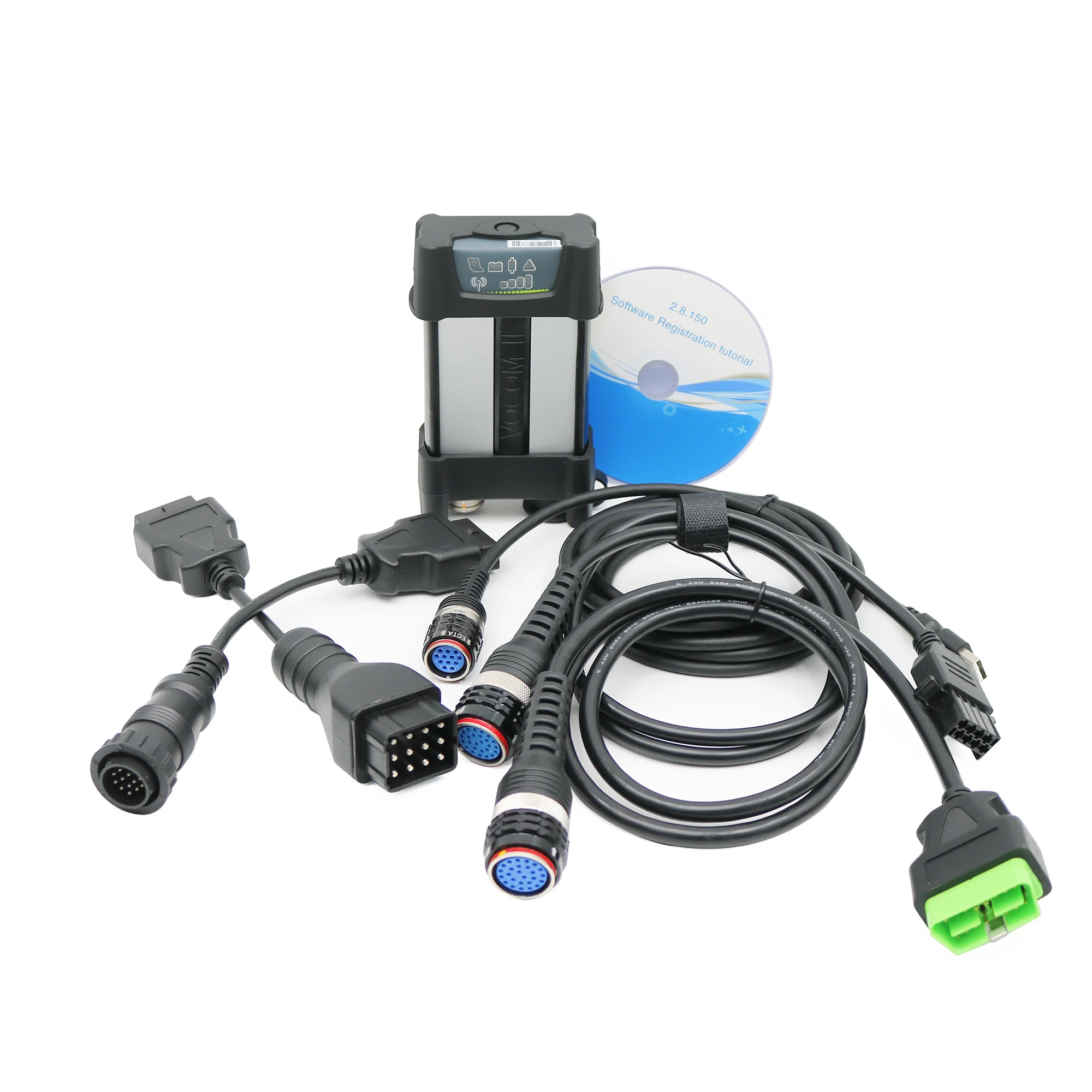 For VocomⅡ 88894000 88890300V ​Interface VOE VOCOM2 Diagnostic Tools ECU ​for Volvo Trucks Excavators Diagnose scan