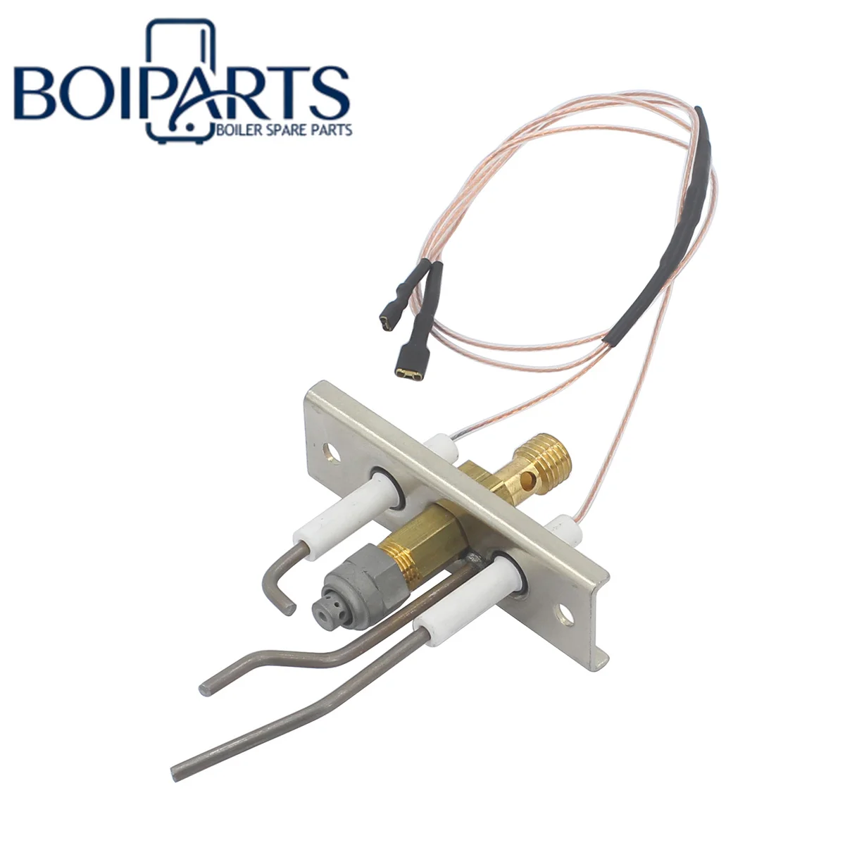 Gas Boiler Pilot Burner Assembly with Ignition Electrode Flame Sensor Thermocouple for Bosch Junkers Supraline 87290125300