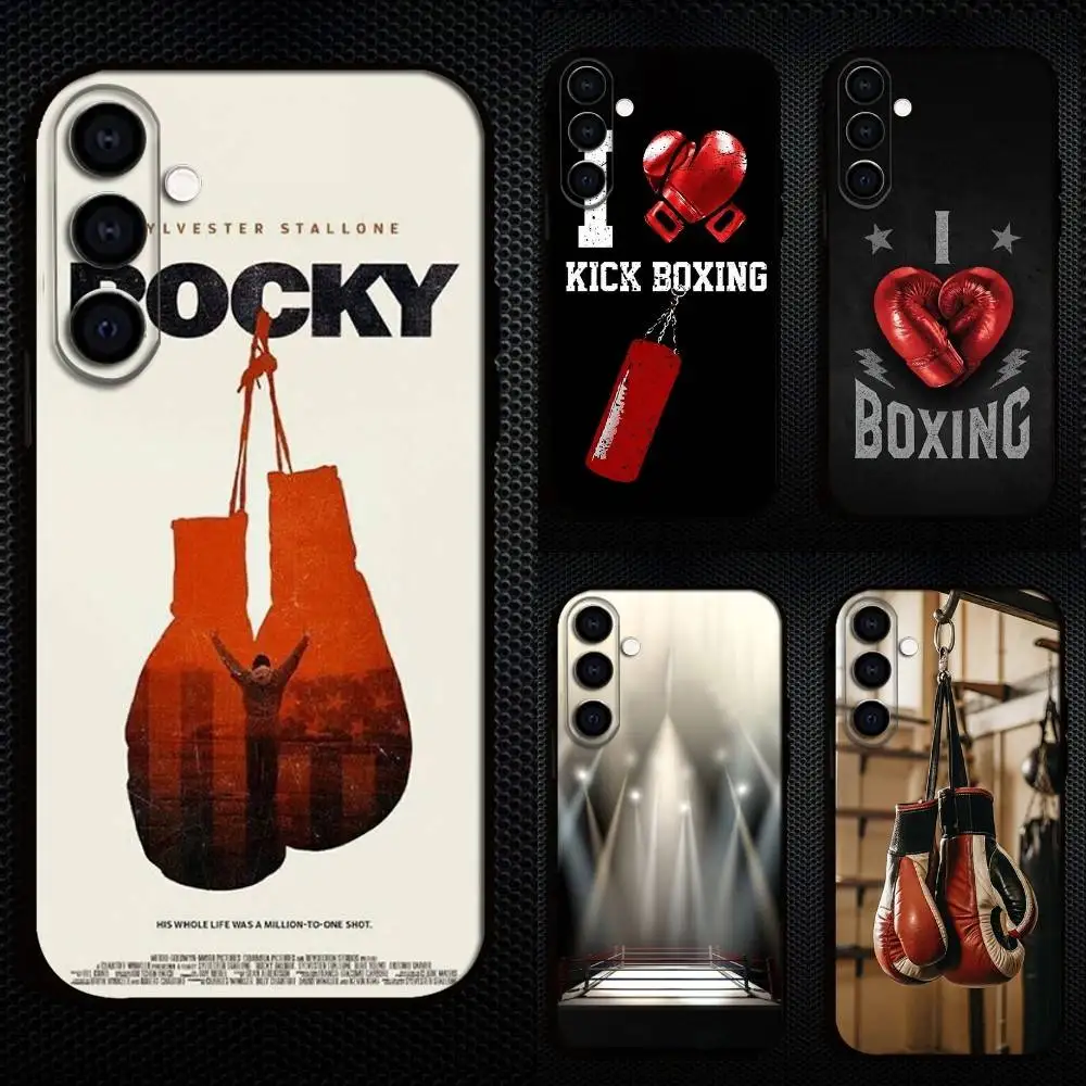 

Boxing Sports Cool Phone Case For Samsung Galaxy A73,A72,A71,A70,A53,A52,A51,Others Soft Black Cover