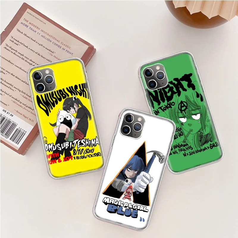 Jun inagawa Japanese Fashion Anime Phone Case For Iphone 14 13 15 Pro Max Apple 11 12 Mini X XS XR 16 Plus 6 6S 5 5S Cl