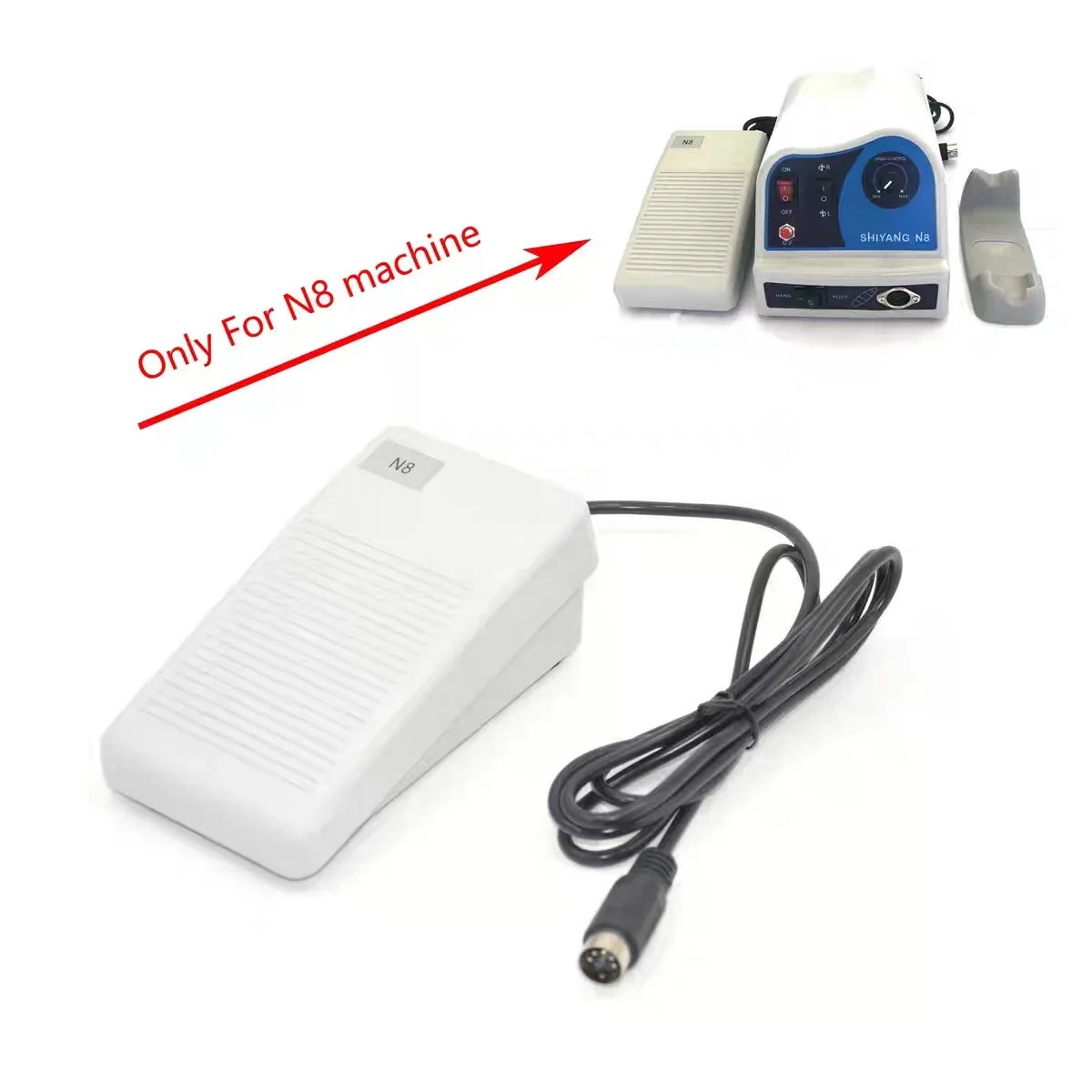 Adjustable Speed Foot Pedal for Dental Lab Smt Marathon Shiyang N8 Polishing Micro Motor Accessories