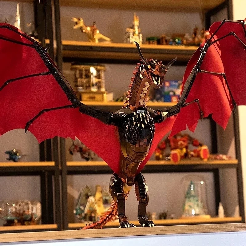 Creative Toys Movie Series The Drogon and Viserion Dragon Model Building Blocks Game Action Figures Assembly For Childrens Gifts