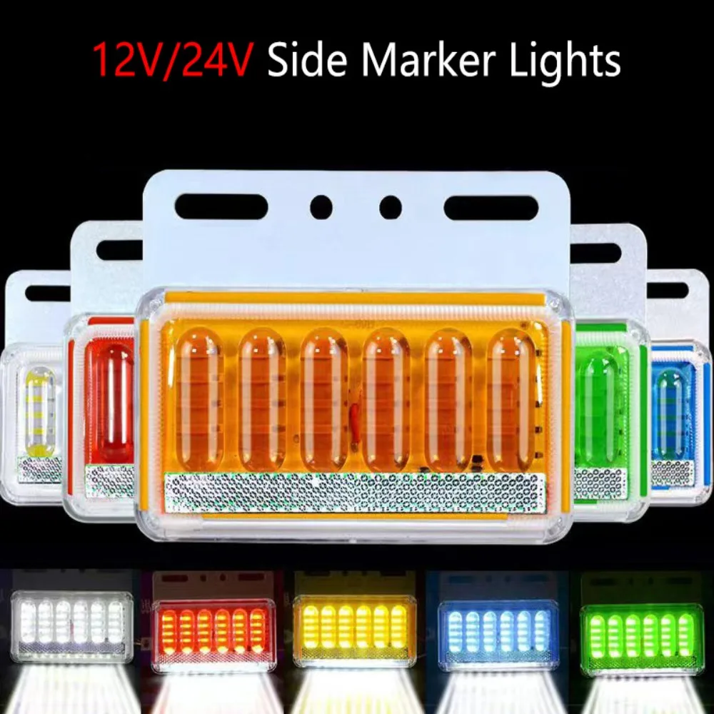 

30 светодиодные, боковые, габаритные фонари универсальная водонепроницаемая внешняя лампа индикатора сигнала 12V 24V