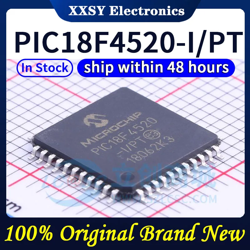 

PIC18F4520-I/PT Высокое качество, новый