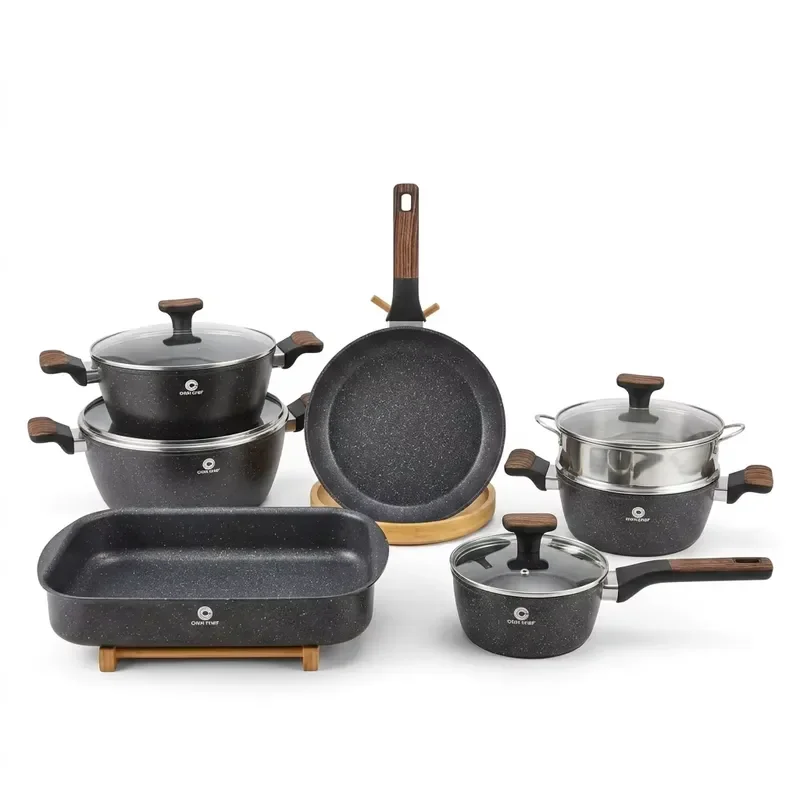 Portable Foldable Camping Cookware Set with Utensils and Storage Bag for RV Hiking Picnics Outdoor Adventures