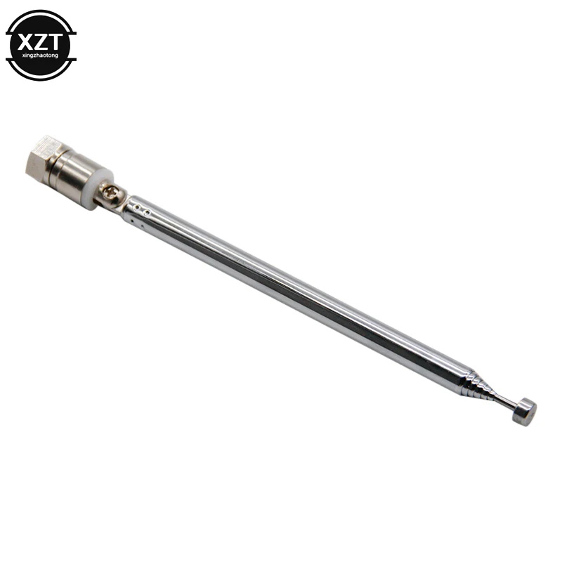 هوائي تلسكوبي لاسلكي موصل F ، SMA ذكر لأجهزة راديو FM