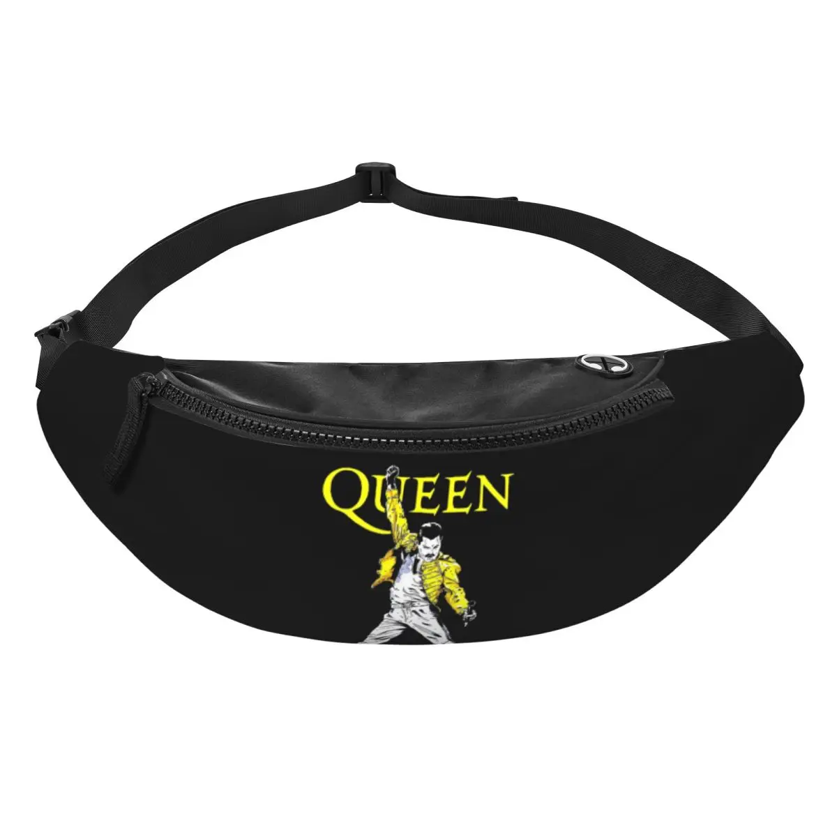 Queen Freddie Mercury Fanny Pack Men Women Crossbody Adjustable Waist Bag Travel Running Phone Pouch