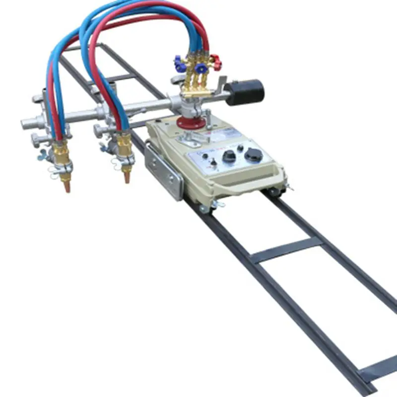 

Double Torch Gas Cutter Flame Cutting Machine CG1-100 Automatic Linear cutting carriage cutter trolley