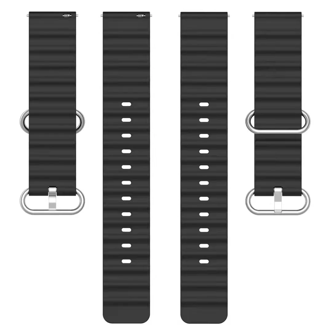 Ocean Band For Redmi Watch 3 lite Sport Band Silicone Loop Strap For Xiaomi Mi Watch3 Active Bracelet 20/22mm accessories