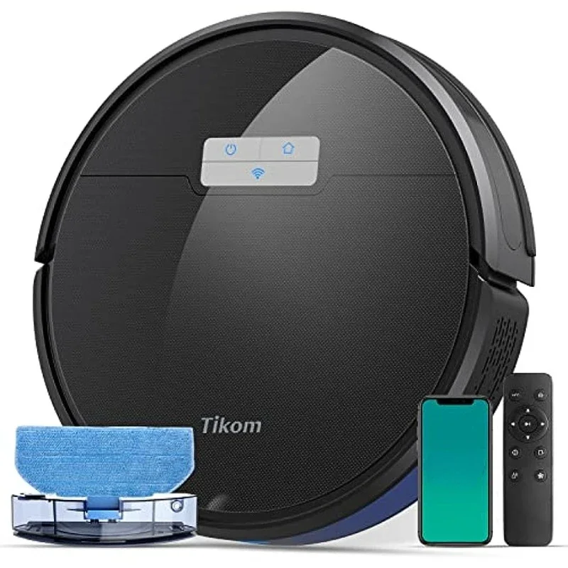 

HAOYUNMA Robot Vacuum and Mop Combo, 150Mins Max, Robotic Vacuum Cleaner with Self-Charging, Quiet, You're Worth It