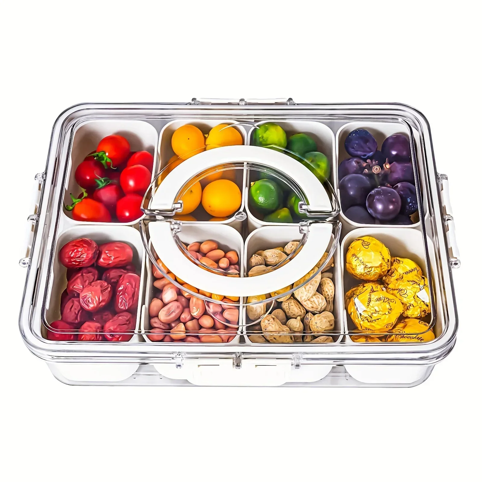 

New Portable Fruit Vegetable Storage bag Refrigerator Storage Bins Camping picnic seasoning box Camp Food fruit packaging box