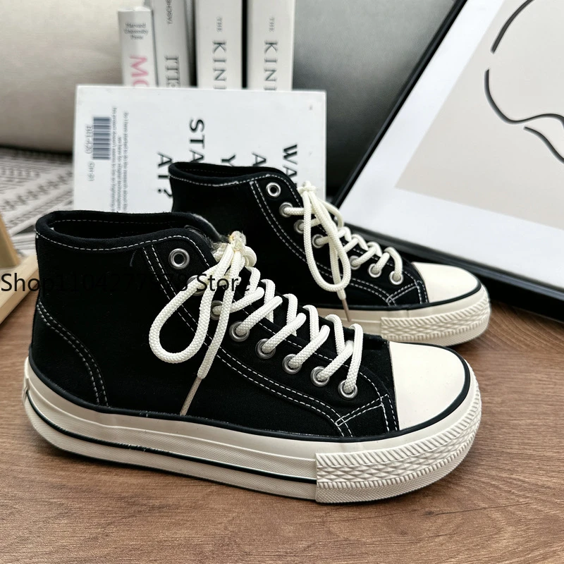 Zapatos De Mujer Tendencia Women Platform Sneakers Mango Head Women Casual Canvas Shoe Breathable Sneakers Skateboard Shoes 2025