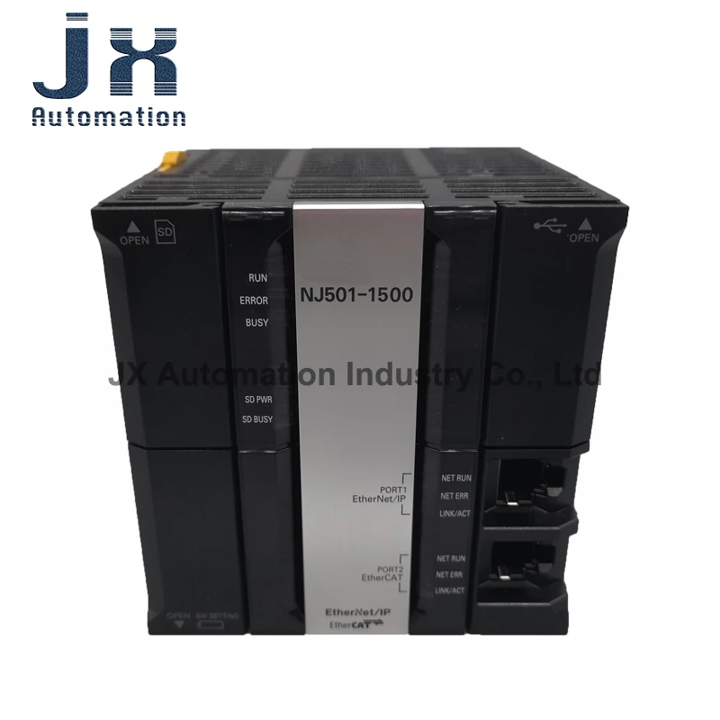 وحدة وحدة المعالجة المركزية الأصلية 100% NJ-Series PLC NJ501-1500 وحدة تحكم أتمتة الآلة
