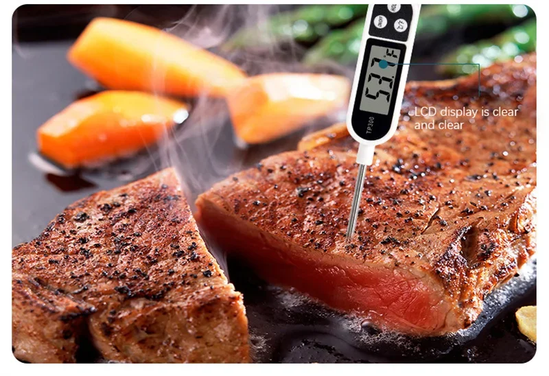 Digitales Küchenthermometer TP300, Wasser- und Ölthermometer für Fleisch, Kochen, Lebensmittel, Grill, Elektronisches Ofenthermometer, Küchenwerkzeuge – Detail 13