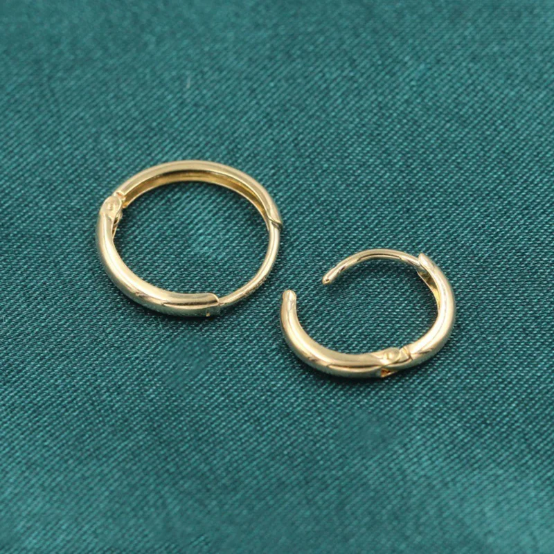 Small Huggie Hoops Simple Everyday Stacking Tiny Huggy Hinged Hoop Earrings 14K Gold Filled DIY Jewelry Earrings, gift for her