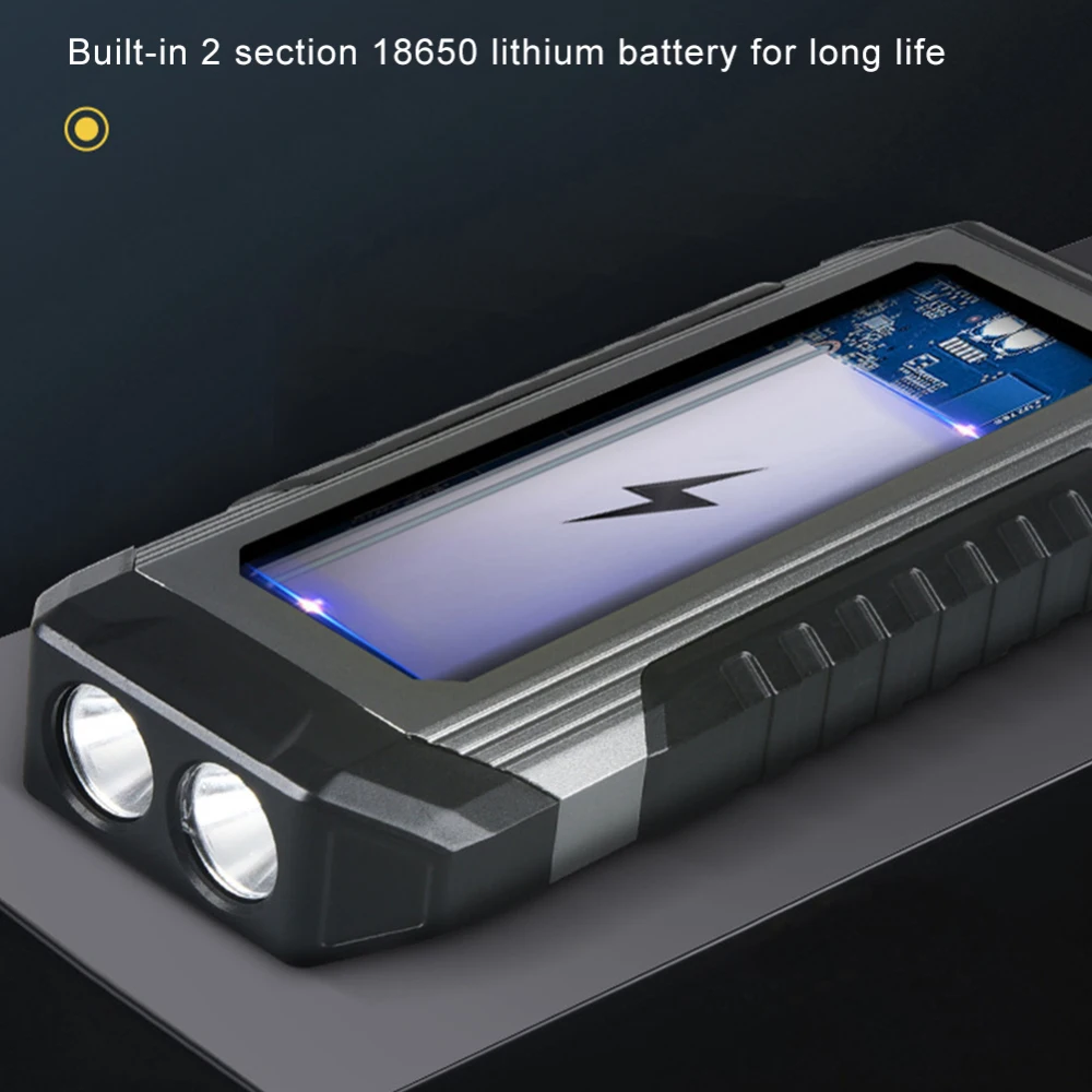USB-Aufladbare Campinglampe COB-Arbeitsleuchte, Auto-Reparatur- und Wartungstaschenlampe mit Magnet 4000mAh Laterne – Detail 6