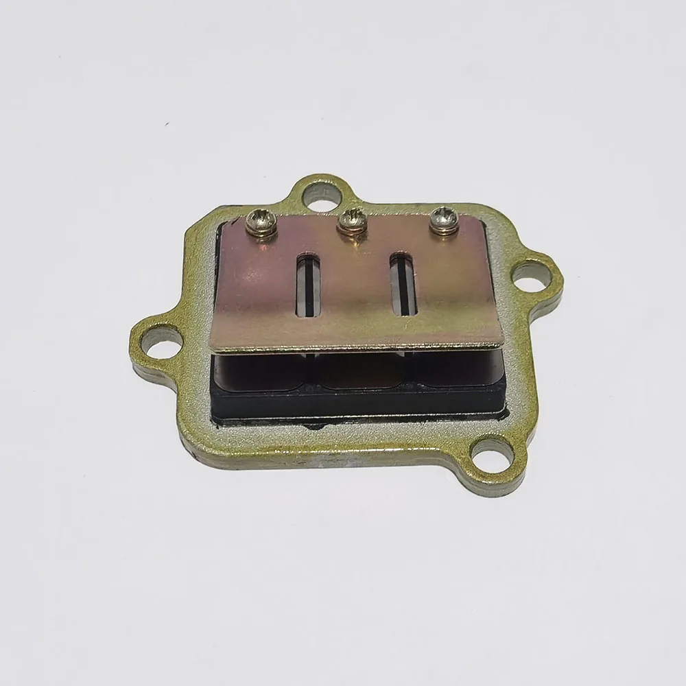 Intake Reed Valve Block with Petals Membran Assy for Yamaha F1ZR FORCE 1 JOG90 AXIS90 Y110 Two-Stroke Moped Scooter Motorcycle