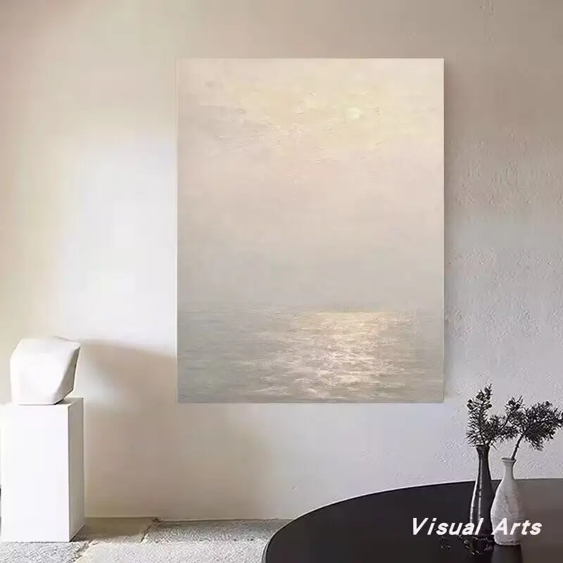 Nordic Abstract Sunrise Living Room Decoration Painting Simplicity Restaurant Bedroom Mural Sofa And Room Background Decorative