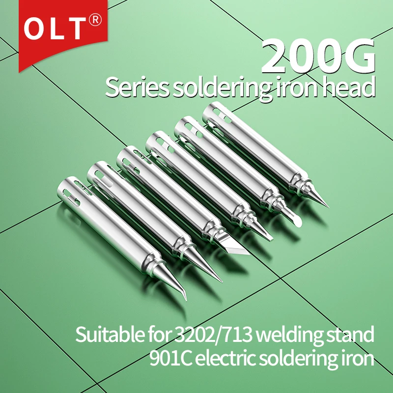 200G high quality soldering tip compatible with QUICK 3202/713/901B soldering iron 200G-K 200G-B 200G-D32 200G soldering tips