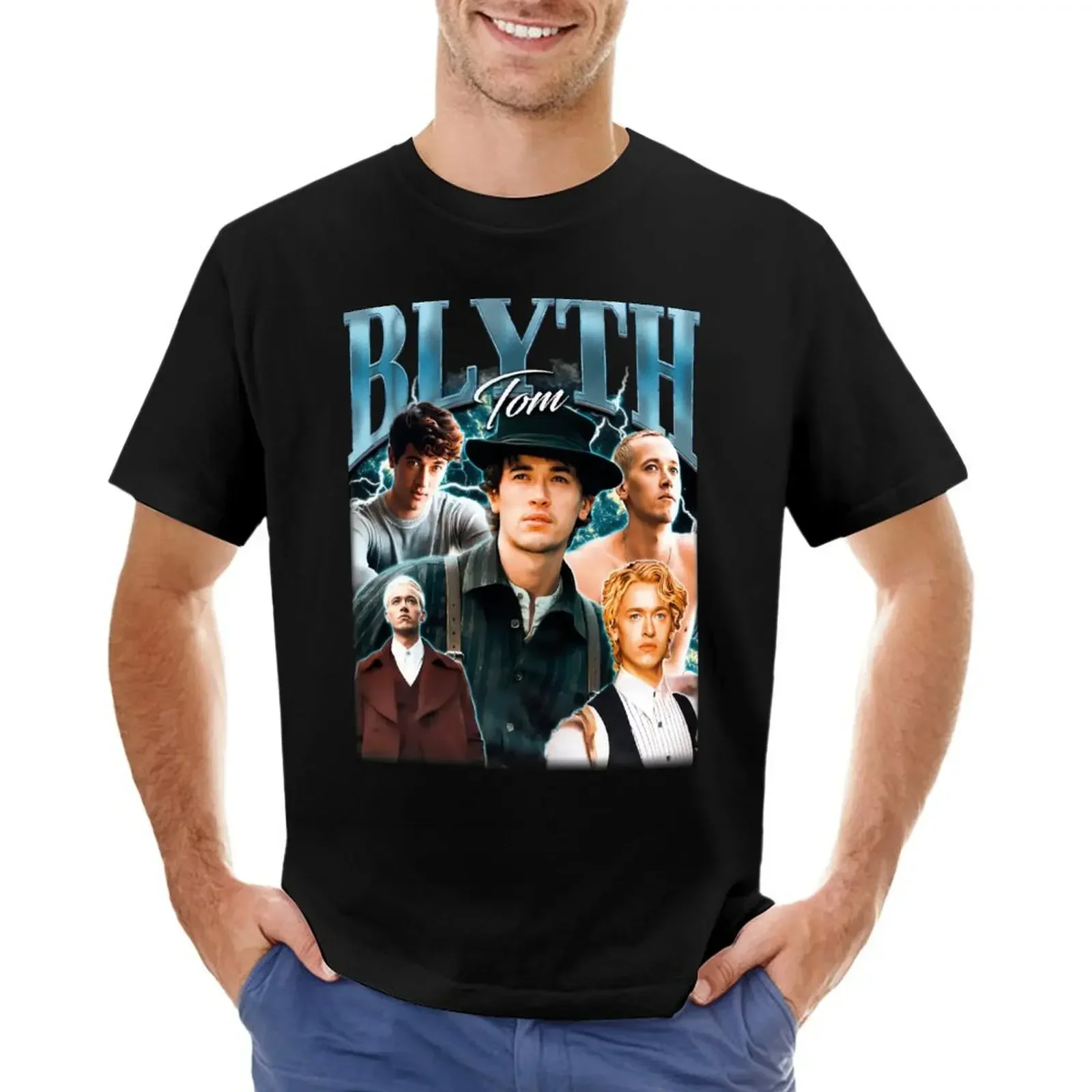 Retro Tom Blyth T-shirt blacks customs design your own shirts graphic tees mens t shirt