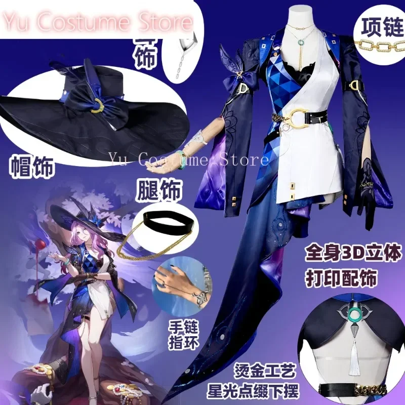 

Yu Costume Honkai: Star Rail Jade Women Cosplay Costume Cos Game Anime Party Uniform Hallowen Play Role Clothes Clothing
