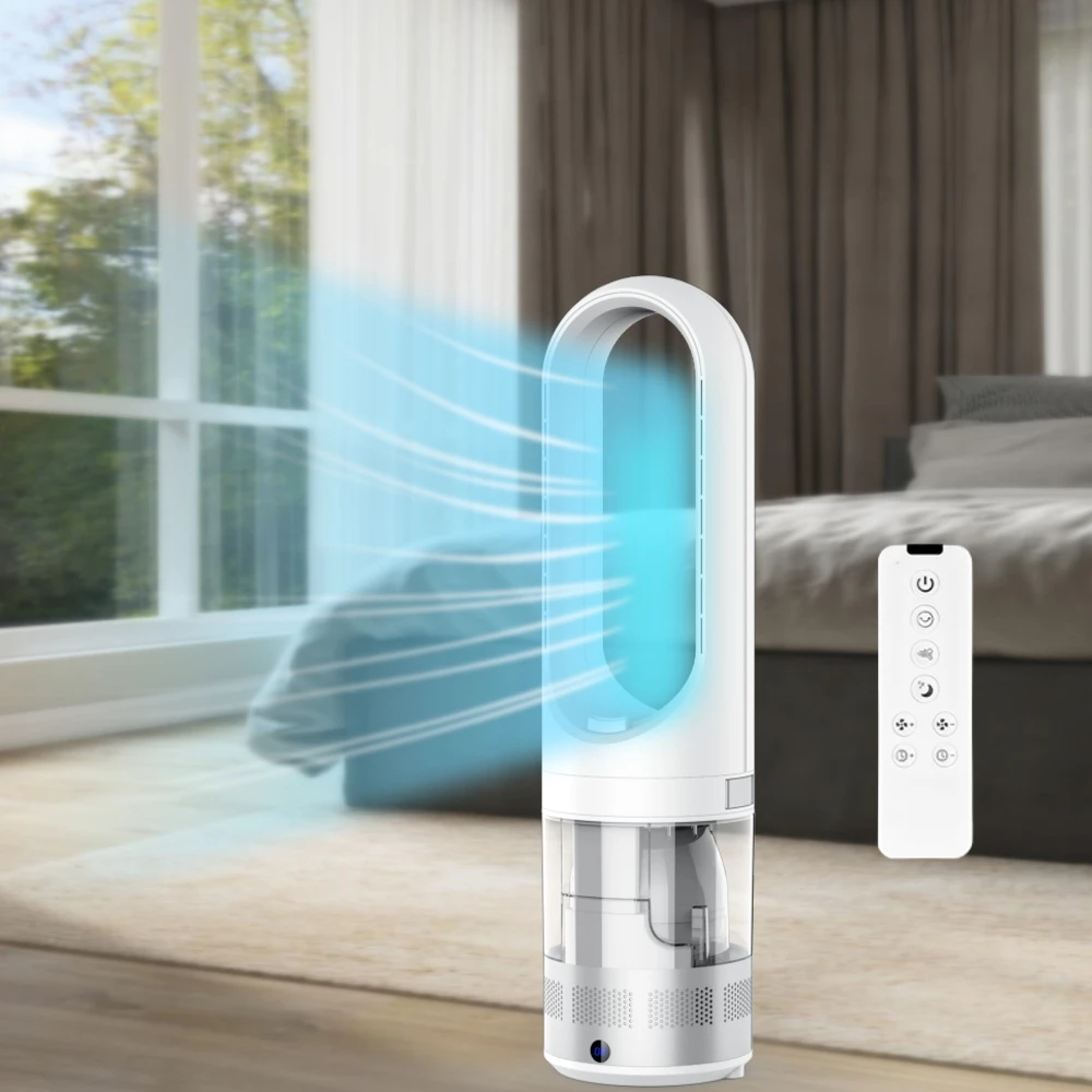 Ventilador de niebla humidificador de pie de enfriador de aire de alta calidad con pulverizador remoto de ventilador de niebla de agua