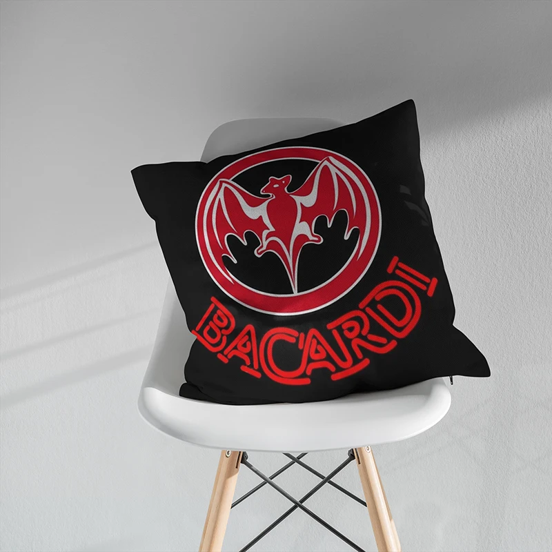 Bacardi Pillow Case Home Decorative Gift Sofa Car Super soft Cushions 45x45cm Square Pillowcase Chair Pillow Cove 72