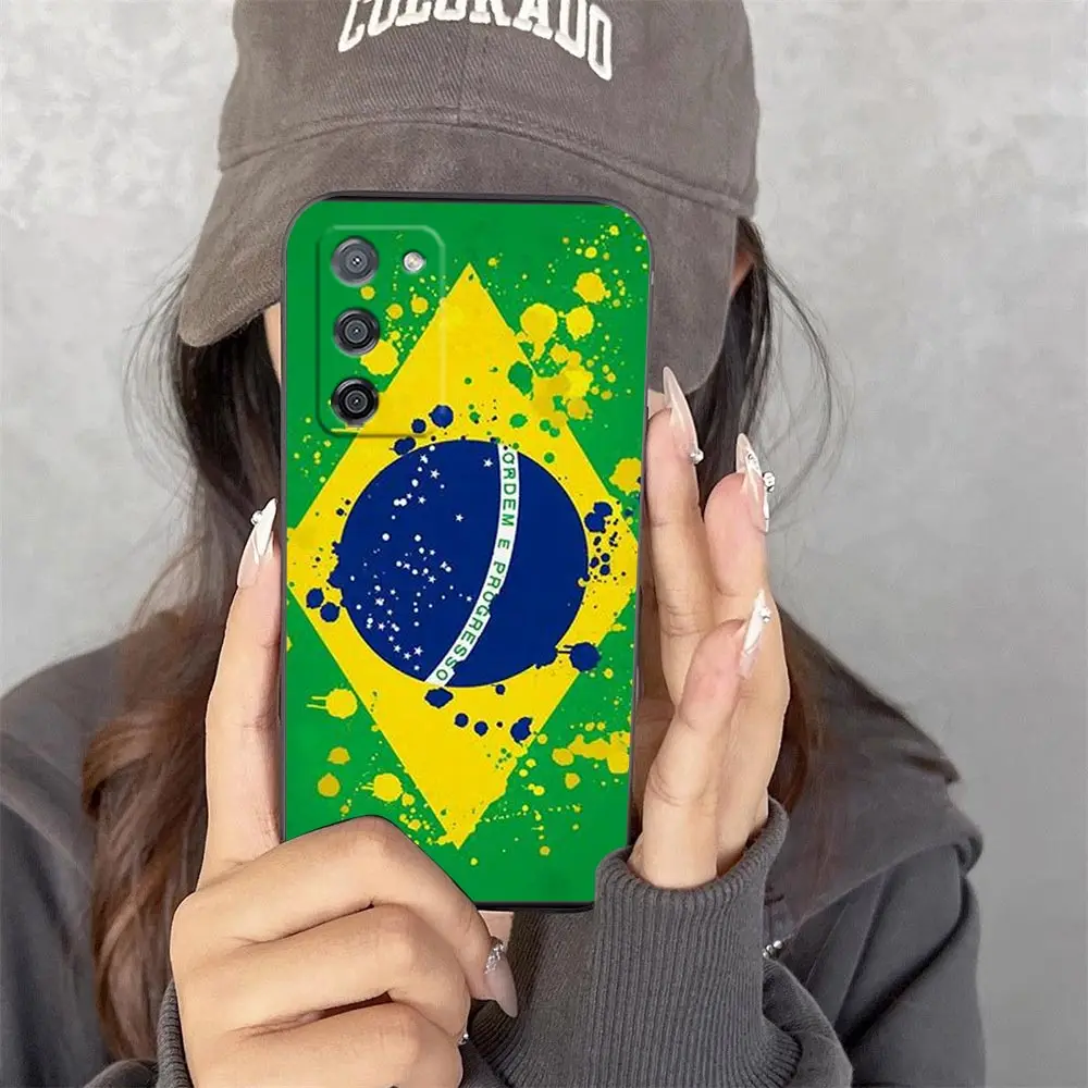 Brazil Brazilian Flag Cover Phone Case For OPPO A5X A6X A6C A5 A6 A17 A16 A38 A53 A54 A55 A57 A58 A60 A74 A78 A92 A93 A94 Shell