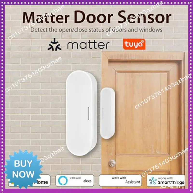 Hot Ltem Door Window Anti-Theft Sensor Smart Home Wireless Detector Work Withhomekit Alexa Google Home