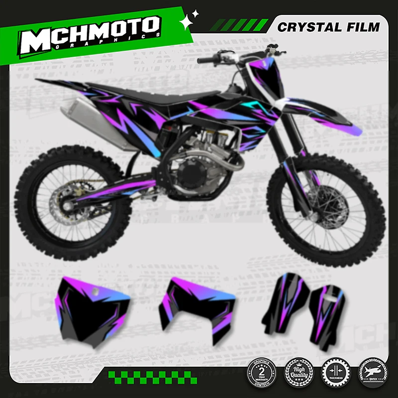 

MCHMFG Motorcycle Graphics Decals Sticker Kit DECO for Husqvarna TE FE150 200 250 300 350 400 450 2017 2018 -19 TC FC 16-18 009