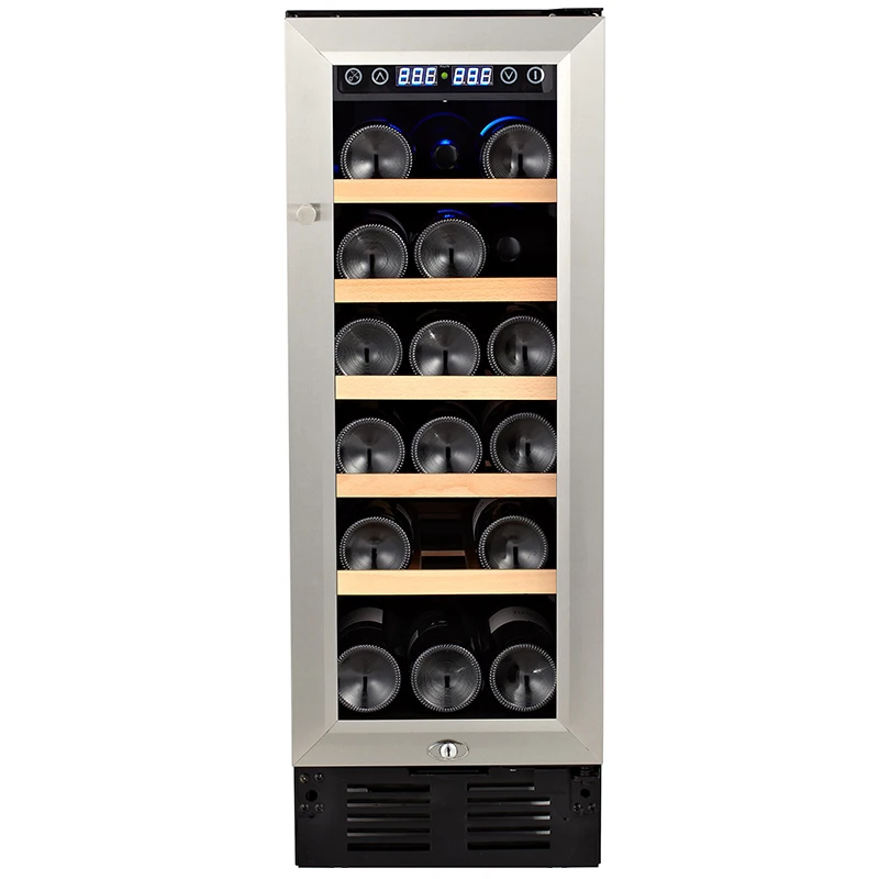 

Small Wine Cooler Thermoelectric Wine Fridge Single Zone Integrated Home Glass Wine Cooler Cellars