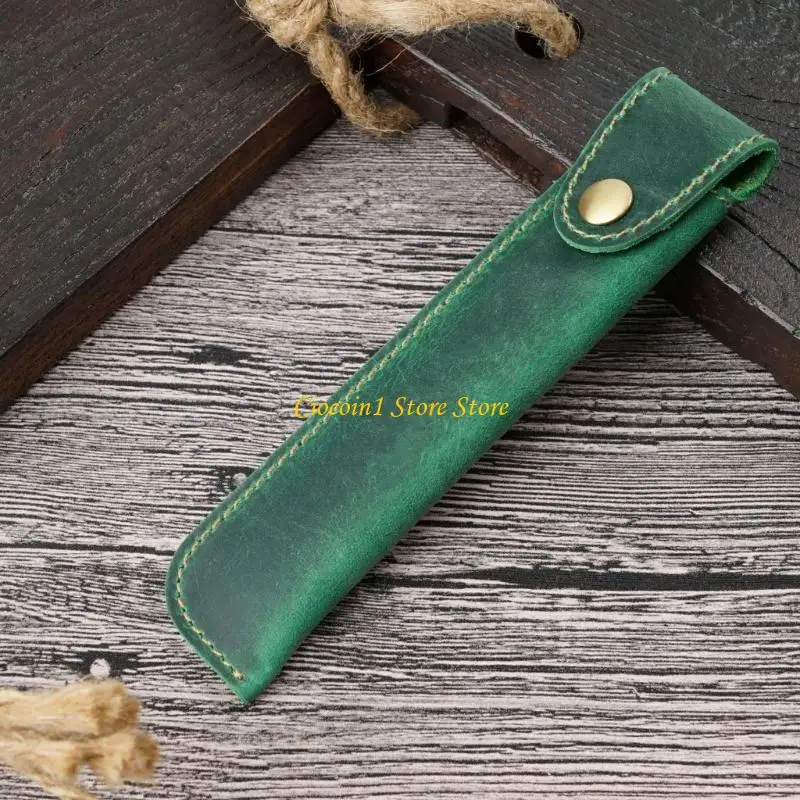 

A3PC Leather Pen Case Fountain Pen Sleeve for Touching Screen Pen Ballpoint Pen