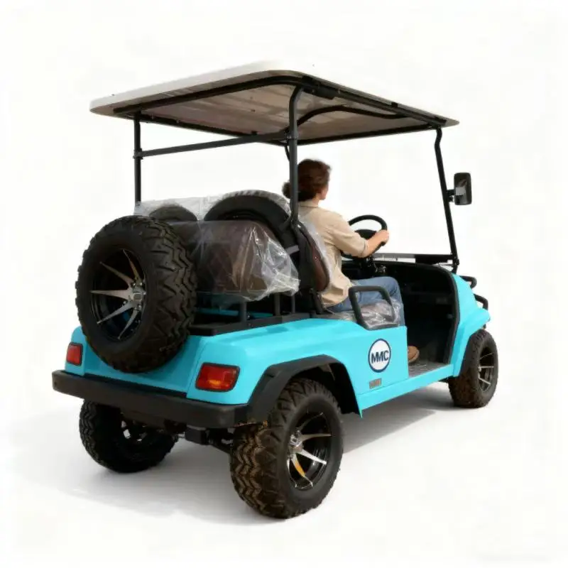 أعلى السرعة ​ ​ عربة جولف للطرق الوعرة 63 كم/ساعة 4WD، عربة جولف مخصصة قوية بقدرة 7000 وات MMC