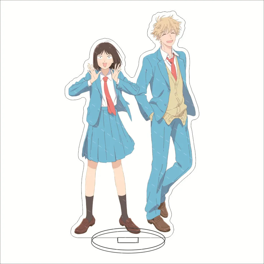 Skip and Loafer Anime Figures Iwamura Mitsumi Shima Sousuke Acrylic Stands Model Plate Desk Decor Prop Fans Birthday Gift 15CM