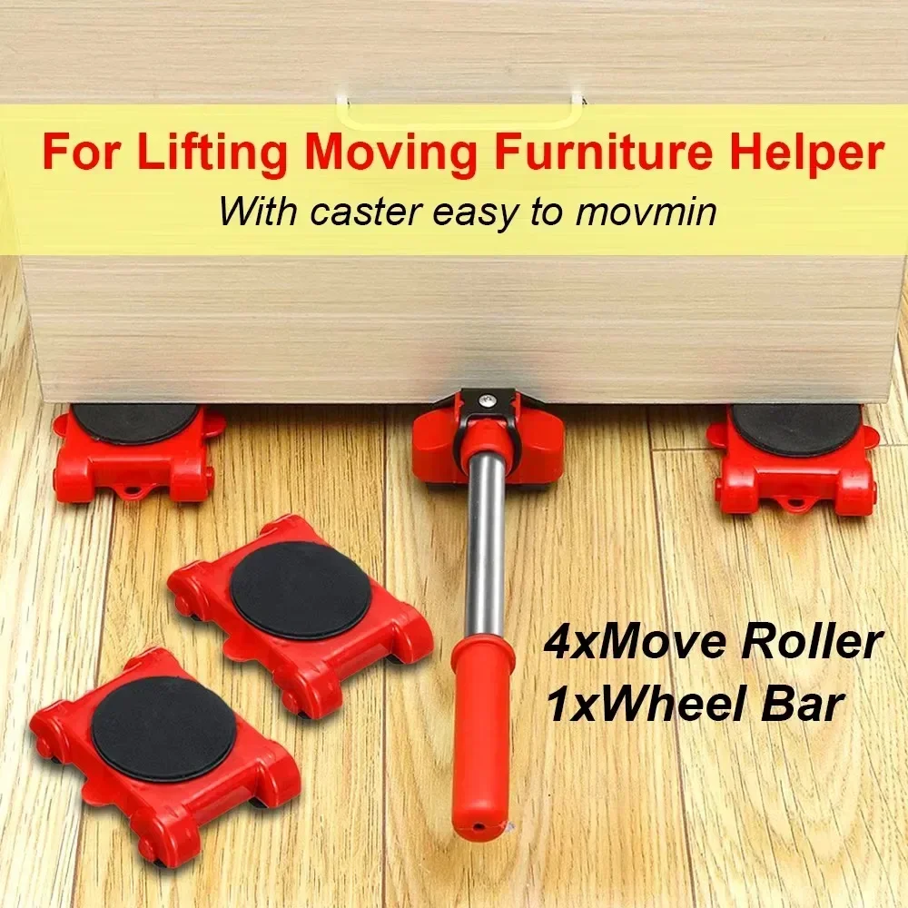 Heavy Duty Furniture Lifter Transport Tool Practical Move Furnitures Helper Tools Transport Lifter Slider Roller Moving Device